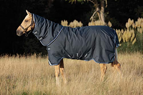 Horseware Amigo Bravo 12 Plus, Light, Turnout, 0 g Navy/Blue Regendecke Outdoordecke Deckengröße:160 cm / 7´0
