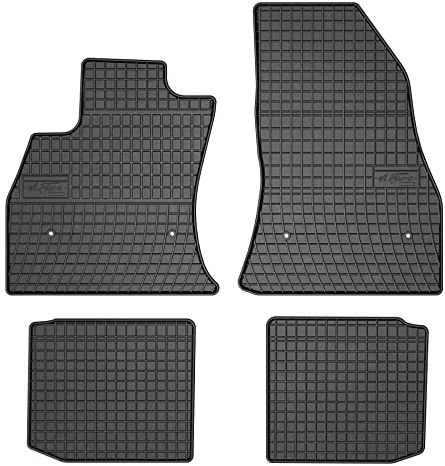 FROGUM EL Toro Gummimatten Ganzjähriges-Set von Autofussmatte Auto Fußmatten für FIAT 500L 2012-2022 | Beständiges Gummi Material | 1,5cm Schutzkante