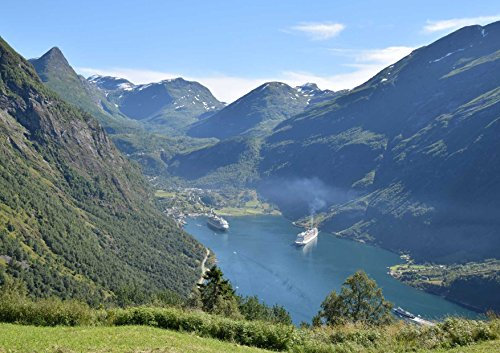 HANSEPUZZLE 44364 - Fjord Puzzle 130 Teile | Natur Puzzle mit hochwertiger Puzzle Aufbewahrung: Kartonbox und wiederverschließbarem Beutel | Puzzle-Maße: 28,7 x 20 cm