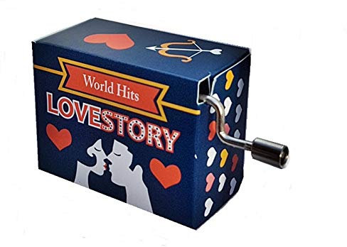 Fridolin Love Story Welt Hit Mini Drehorgel Spieluhr Kurbelwerk World Hit