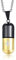 LAFATINA Medical Alert ID Pill Capsule Tube Pendant Necklace, Men's Women Stainless Steel Pill Case Medical Alert Card Holder Pendant Necklace for Boys Girls Old