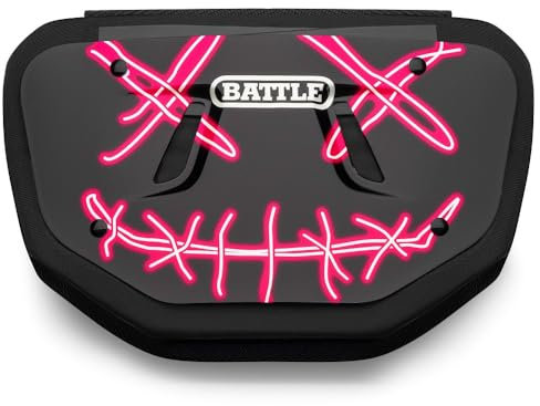 Battle Herren Fußball, verchromt, für Erwachsene Rückenplatte, Nightmare Schwarz/Rosa