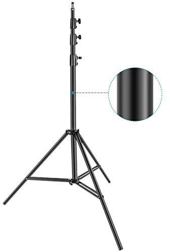 Neewer Cavalletto Resistente 4 Metri Ammortizzato a Molla in Lega di Alluminio Treppiedi da Studio per Fotografia Regolabile