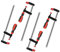 Schraubzwinge 300mm Einhand Schraubzwingen Set 4-teilige 50 x 300 mm Zwingen Set Temperguss-Schraubzwinge für DIY Carpentry Woodwork