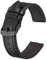 BISONSTRAP Leder Uhrenarmband, Schnellwechsel Armband für Herren und Frauen - 20mm, Schwarz (Schwarze Schnalle)
