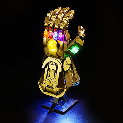 YEABRICKS LED Licht für Lego-76191 Marvel Infinity Gauntlet Bausteine Modell (Lego Set Nicht enthalten)