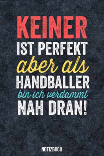 Notizbuch Handball: Notizen machen | Lustiges Geschenk für Handballer und Handballfans