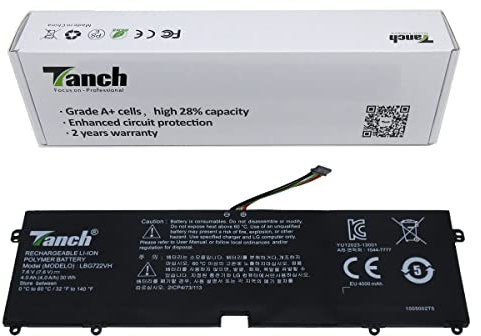 Batterie d'ordinateur portable LBG722VH pour LG Gram 15z960 13Z940 14Z960-G.AR5WB 7,6 V 4000 mAh 30,4 Wh