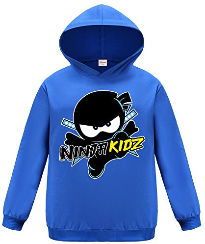 Forlcool Gamer Kids Hoodie Children's Pullover Sweatshirt Casual Boys Girls Jumper Top (Blue,9-10 Years,9 Years,10 Years)