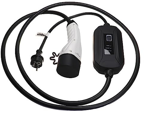 vhbw Ladekabel Typ 2 zu Typ F CEE 7/7 kompatibel mit Mercedes B-Klasse, C-Klasse PHEV Elektroauto, 1-phasig, 16 A, 3,5 kW, 3 m