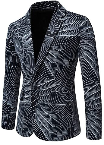 sutelang lurryly Veste Blazer Décontractée Pour Homme Blazer Homme Carreaux Veste De Costume Carreaux Coupe Ajustée Manteaux De Sport Décontractés Pour Hommes Veste Slim Fit Blazer