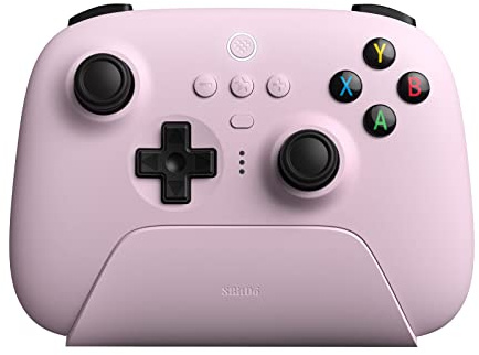 8BitDo Ultimate Controller with Charging Dock 2.4g for Windows and Android - Pink