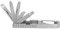 BOROCO Porte-Clés Multitool, Combinaison de Clés Multi Tool 12 en 1 Pliable Vis Rotary Bit Décapsuleur Kit en Acier Inoxydable Set Folding Outdoor Tool