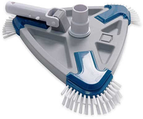 Rachlicy TêTe D'Aspirateur De Piscine Brosse De Piscine Outil De Nettoyage DéTachable Portable Brosse De Piscine pour Piscine Spa Fontaine Bain à Remous