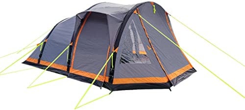 OLPRO Abberley XL Breeze 4-Person Inflatable Air Beam Tent – Spacious Family & Festival Tent with Removable Blackout Inner, Large Living Area, Quick Pitch Design, and Fly Mesh.