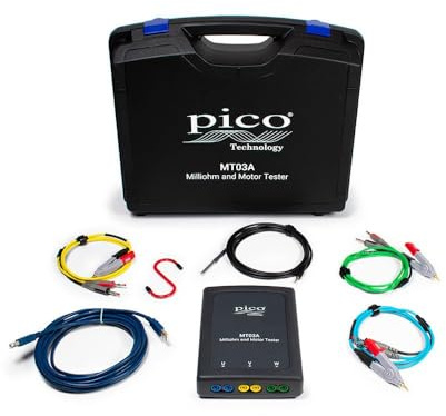 Pico Technology MT03A Milliohm- und Elektromotor- Tester- Set, PC- gestützte Niederohm- Präzisionsmessung