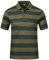 MoFiz Mens Polo Shirts Short Sleeve Striped Casual Golf Work Top Breathable Outdoor Tactical Hiking Active Sports Polo T-Shirt Striped Army Green Size M