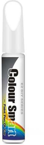 Shkalacar Auto Lackstift, Auto Kratzer Entferner Stift mit Bürstenkopfdesign, Autolack Kratzer Reparaturwerkzeug für Autolack Kratzer(Weiß)