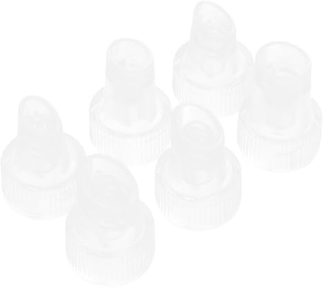 6 Stück Ersatzspitzen Maschinenzubehör aus Kunststoff, für Aquafacialgerät | Praktische Aufsätze, Sicher zu Verwenden, Tragbar und Leicht Austauschbar, Passend für Wasser Sauerstoff Gesichtsbehandlung