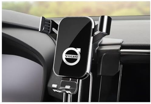 Handyhalterung Auto, für Volvo V60 2012-2020 KFZ Handy Halterung Lüftung Stabiler Never Fall Handy, Universal 360° Drehbar,B