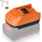 Adaptateur pour Fein Outil 18V,pour Einhell 18V Li-ION Batterie convertisseur de Batterie pour Outil électrique Fein18V,pour remplacer Fein ABS 18, ABS 18 c, ASB 18 Batterie