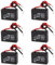 BlueXP 6 Stück Lüfterstartkondensator CBB61.51uF Motor Startkondensator 450 V AC 50/60 Hz Klimaanlage Lüfter Motor Laufkondensator Lüftermotor Betrieb Kondensator