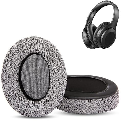 HAIZEEN Ohrpolster Kompatibel mit Utaxo UTBH001 BH001 Headset Kopfhörer Ohrpolster Ersatzkissen (Atmungsaktiver Stoff/Hochwertiger Schaumstoff)