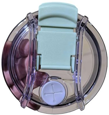 Tapa de repuesto para vaso Stanley de 40 onzas, tapa abatible y tapa con popote para taza de 40 onzas, cubierta de vaso de repuesto a prueba de derrames, doble forma de beber para vaso de 40 onzas