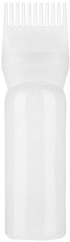 Botella Aplicadora De Aceite Para El Cabello,botella Aplicador De Peine, Botella Aplicadora De Color Para Peine De Raíz De Cabello, Botella Aplicadora Aceite Con Escala Graduada Pincel De Tinte