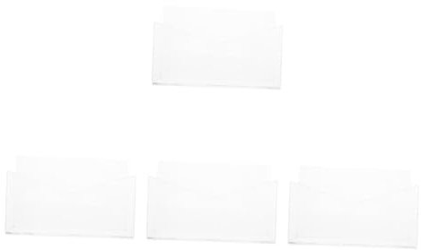 Operitacx 4stücke Briefhalter Praktischer Tischorganizer Für Briefe Dokumente Und Post Transparentes Ablagesystem Für Büro Und Zuhause Aufbewahrungslösung Für Schreibtisch