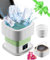 Machine à laver portable de 60 W, mini laveuse à linge de 13 L avec 3 modes de nettoyage pour sous-vêtements, vêtements de bébé, chemise, petits délicats. Ensemble lave-linge et sèche-linge pliable