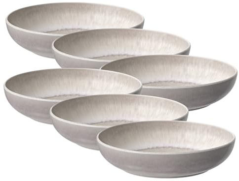 like. by Villeroy & Boch Perlemor Sand Pastaschale 22 cm Set6