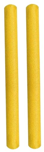 Pool -Nudel, 2pcs 59 Zoll Weichschaum Nudel, wasserdichtes Schwimmen, Starke Auftriebschwimmen für Kinder Erwachsene, Gelb