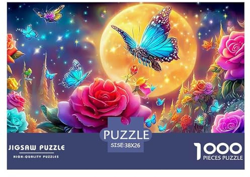 Rose 1000 Papier-Puzzles Selbst Gestalten Individuell Bedrucken Interaktives Spielzeug Ab 14 Jahren Teens Kinder 38x26cm/1000pcs