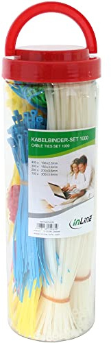 InLine® Kabelbinder-Set, 1.000 Stück