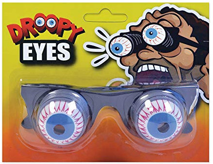 Bristol Novelty GJ100 Goggle-Augen Accessoire, Bunt, unisex - erwachsene, Mehrfarbig, Einheitsgröße
