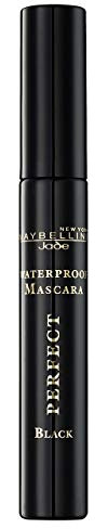 Maybelline New York Wasserfeste Wimperntusche für mehr Volumen, Cream Mascara, Nr. 2 Black Waterproof (Schwarz), 1 x 7 ml
