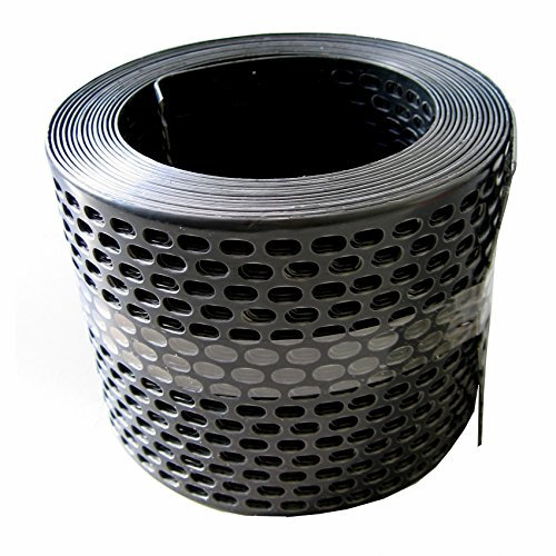 Traufgitter 180 mm schwarz/Rolle a 5 lfm