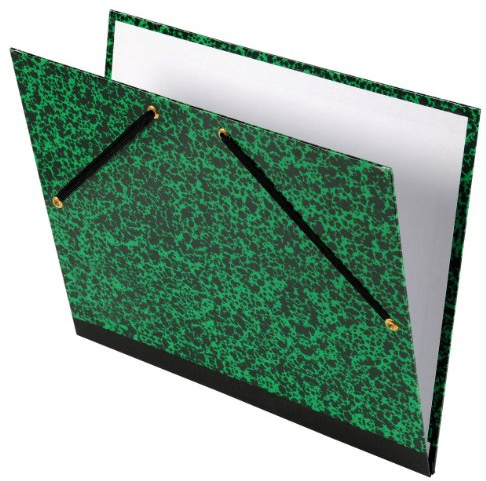 Exacompta 533200E 5er Pack Annonay Zeichenkarton mit Stoffbändern, Rückseite und Ecken, Maße: 67 x 94 cm Format A(594 x 84mm) Farbe grün