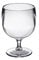 6 Verres à vin Roltex Polycarbonate EMPILABLES, incassables et réutilisables (200ml à ras bord Hauter 10.6 cm, Diamètre max 7.6cm)