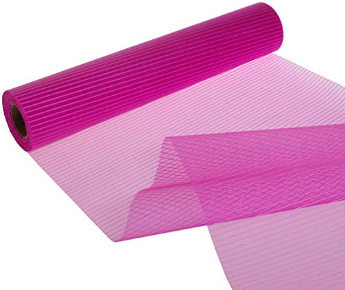 Deko AS GmbH Streifenorganza Tischband - pink - 28 cm x 15 m - 70 280 019