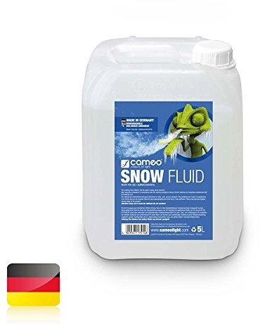 Cameo SNOW FLUID 5 L - Spezialfluid für Schneemaschinen zur Erzeugung von Schaum, 5 L