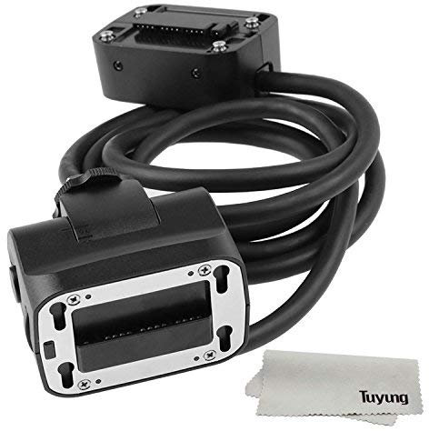 Godox EC200 200W Extender Flash Head with 2M Cable Portable Off-Camera Light Lamp for Godox AD200 Flashpoint EVOLV 200 Pocket Flash with TUYUNG Micro Fiber Cloth
