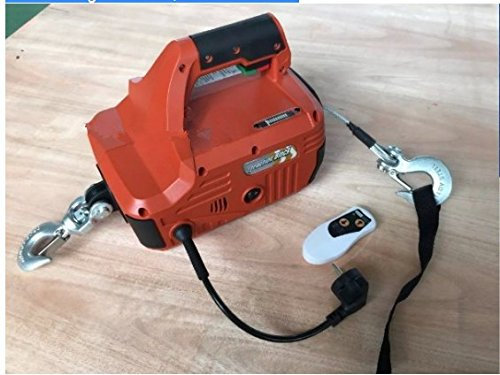 GOWE Treuil électrique portable 250 kg/250 kg GX8M avec télécommande sans fil treuil manuel électrique en fil d'acier