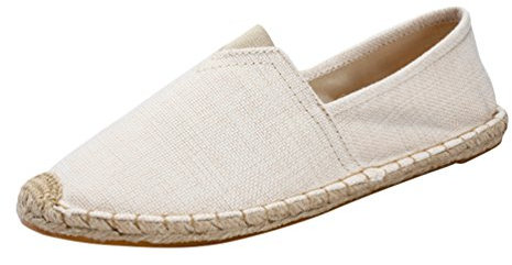 Dooxii Unisex Uomo Donna Durevole Casuale Loafers Scarpe Moda Tinta Unita Espadrillas Basse Scarpe Slip On Flats 42(26cm)