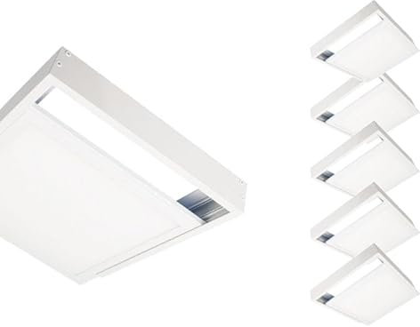 Kit Saillie BLANC pour Panneau LED 60x60 Slim (Pack de 6) - SILAMP