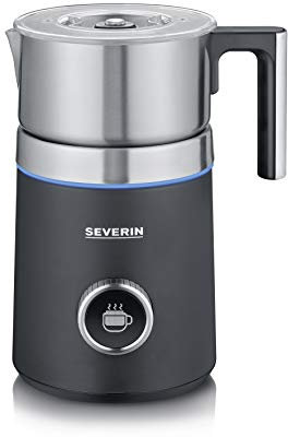 Severin SM 3587 Espumador de leche de inducción Spuma 700 Plus, mililitros, negro-acero inoxidable, negro - acero inoxidable