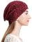 ZLYC Damen-Beanie, Burgunderrot Rot, Einheitsgröße
