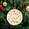 Personalisierte Hamster Weihnachtsbaumschmuck Haustier Christbaumschmuck mit Hamsternamen Weihnachtsdeko Ornament Weihnachtsdeko aus Holz