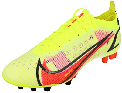 Nike Vapor 14 Elite AG Herren Football Boots CZ8717 Soccer Cleats (UK 11 US 12 EU 46, Volt Bright Crimson Black 760)